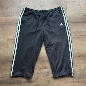 Adidas Black Joggers  ! Large